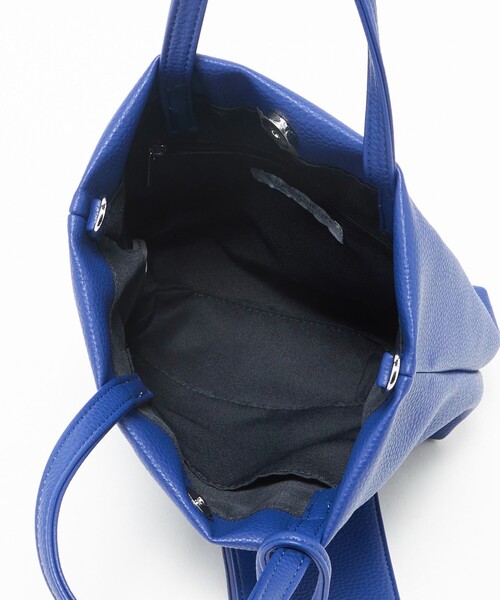 A DAY IN THE LIFE UNITED ARROWS(アデイインザライフユナイテッドアローズ)の「レザーライク 2WAY ミニトート <A DAY IN THE LIFE>(トートバッグ・レディース・ブラック/その他2/コバルトブルー・FREE)」の22枚目の写真