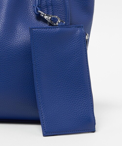 A DAY IN THE LIFE UNITED ARROWS(アデイインザライフユナイテッドアローズ)の「レザーライク 2WAY ミニトート <A DAY IN THE LIFE>(トートバッグ・レディース・ブラック/その他2/コバルトブルー・FREE)」の21枚目の写真
