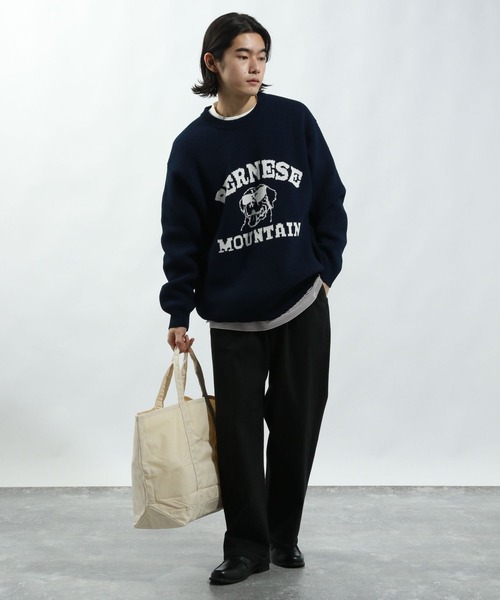 BAYFLOW(ベイフロー)の「ボーダーTシャツ(Tシャツ/カットソー・メンズ・グリーン/オフホワイト・MEDIUM/LARGE)」の4枚目の写真