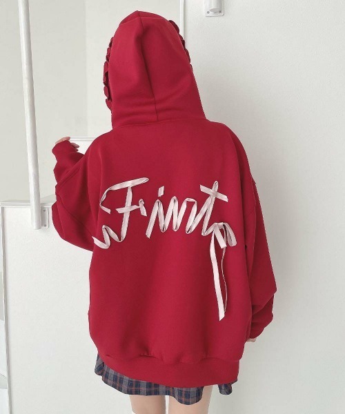 バックリボンロゴZIPパーカー（パーカー）｜F i.n.t（フィント）の