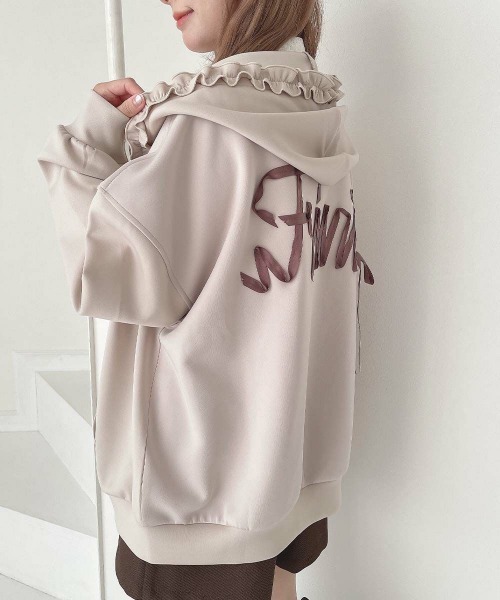 バックリボンロゴZIPパーカー（パーカー）｜F i.n.t（フィント）の