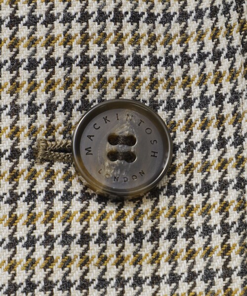 MACKINTOSH LONDON（マッキントッシュ ロンドン）の「【婦人画報11月号掲載】レーヨンウールハウンドトゥースジャケット（テーラードジャケット・レディース・ベージュ/ダークブラウン・40/38）」の10枚目の写真