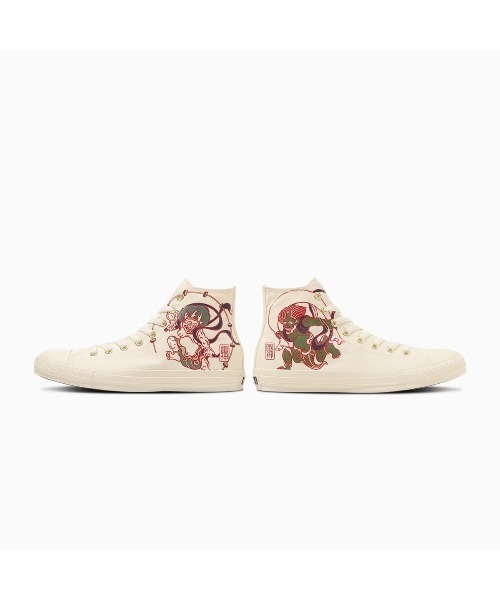 CONVERSE(コンバース)の「CONVERSE ALL STAR FUJINRAIJIN HI(コンバース オールスター フウジンライジン HI)(スニーカー・メンズ・オフホワイト/ブラック・23cm/23.5cm/24cm/24.5cm/25cm/25.5cm/26cm/26.5cm/27cm/27.5cm/28cm/29cm)」の11枚目の写真