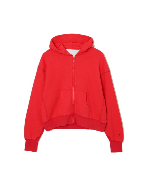 TICCA（ティッカ）の「TICCA ダウニーウラケジップパーカー/TBEA-303（パーカー・レディース・レッド/ライトグレー/ホワイト・FREE）」の3枚目の写真