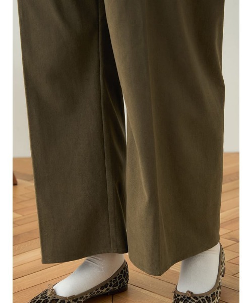 HARUYAMA(ハルヤマ)の「【WEB限定】ストレッチ起毛シームレスパンツ FURRY(その他パンツ・レディース・ブルー/オフホワイト/カーキ/ブラック・F)」の10枚目の写真