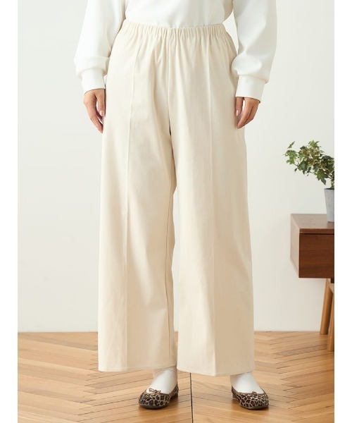 HARUYAMA(ハルヤマ)の「【WEB限定】ストレッチ起毛シームレスパンツ FURRY(その他パンツ・レディース・ブルー/オフホワイト/カーキ/ブラック・F)」の13枚目の写真