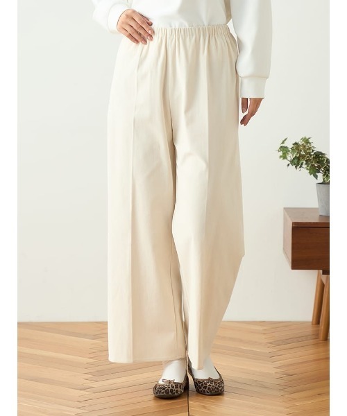 HARUYAMA(ハルヤマ)の「【WEB限定】ストレッチ起毛シームレスパンツ FURRY(その他パンツ・レディース・ブルー/オフホワイト/カーキ/ブラック・F)」の14枚目の写真