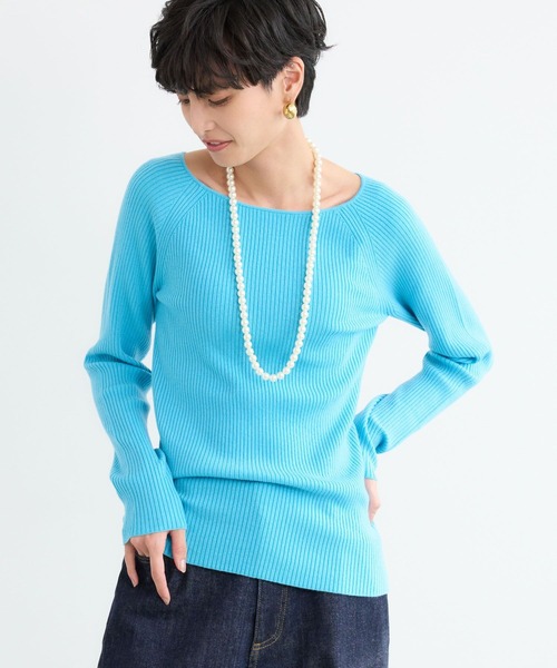 BARNYARDSTORM / リブボートネックニット（ニット/セーター