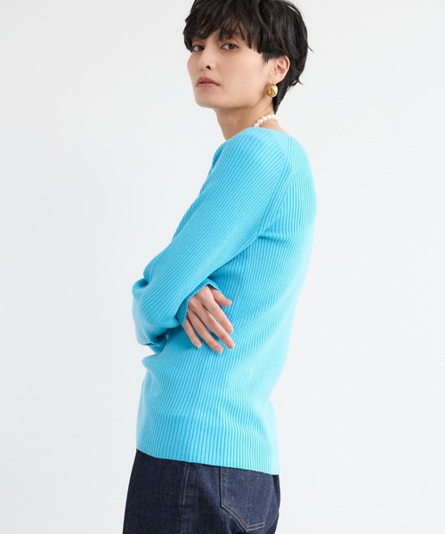 BARNYARDSTORM / リブボートネックニット（ニット/セーター