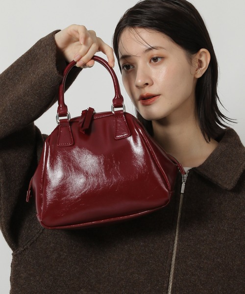 LAKOLE（ラコレ）の「がま口風ミニ2WAYショルダーバッグ / 597954（ショルダーバッグ・レディース・オフホワイト/ボルドー/ブラック・FREE）」の3枚目の写真