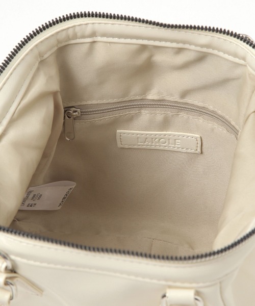 LAKOLE（ラコレ）の「がま口風ミニ2WAYショルダーバッグ / 597954（ショルダーバッグ・レディース・オフホワイト/ボルドー/ブラック・FREE）」の19枚目の写真