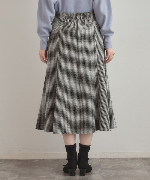 couture brooch（クチュールブローチ）の「【クラシカル・パッと目を惹く】ラメ千鳥 マーメイド フレアスカート（スカート・レディース・ブラック系1/ブラウン系2・36/38/40/42）」の19枚目の写真