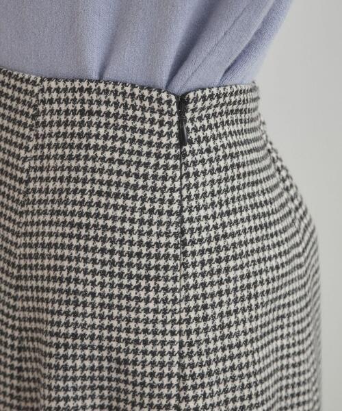 couture brooch（クチュールブローチ）の「【クラシカル・パッと目を惹く】ラメ千鳥 マーメイド フレアスカート（スカート・レディース・ブラック系1/ブラウン系2・36/38/40/42）」の22枚目の写真