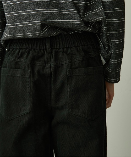BLANK HOTEL(ブランクホテル)の「Cotton Twill Center Seam Pants / コットンツイルセンターシームパンツ【セットアップ対応可能】(チノパンツ・メンズ・ブラック・L/M/S)」の10枚目の写真