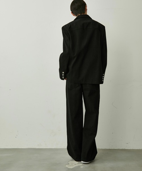 BLANK HOTEL(ブランクホテル)の「Cotton Twill Center Seam Pants / コットンツイルセンターシームパンツ【セットアップ対応可能】(チノパンツ・メンズ・ブラック・L/M/S)」の16枚目の写真