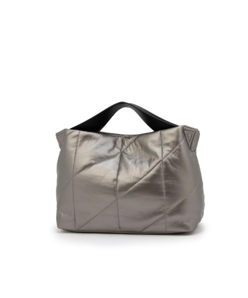 CACHELLIE(カシェリエ)の「STITCH 2WAY TOTE(ショルダーバッグ・レディース・ブラック/シルバー・FREE)」の2枚目の写真