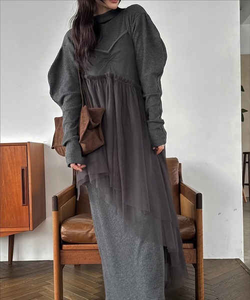 たまtiered tulle cami onepiece(size:2) たま様 専用tiered tulle cami onepiece(size:2)