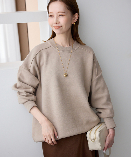 WEB限定/追加2》オーバーサイズ スウェットライクニット（ニット