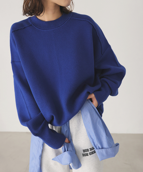 セール】《WEB限定/追加2》オーバーサイズ スウェットライクニット