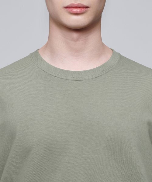 MUSINSA STANDARD（ムシンサスタンダード）の「ベーシック長袖Tシャツ [ピスタチオ]（Tシャツ/カットソー・メンズ・その他・SMALL/MEDIUM/LARGE/X-LARGE/XX-LARGE/XXX-LARGE）」の4枚目の写真