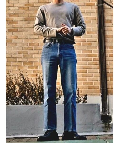 MUSINSA STANDARD（ムシンサスタンダード）の「ベーシック長袖Tシャツ [ピスタチオ]（Tシャツ/カットソー・メンズ・その他・SMALL/MEDIUM/LARGE/X-LARGE/XX-LARGE/XXX-LARGE）」の8枚目の写真