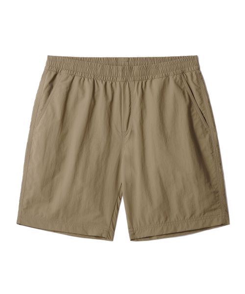 MUSINSA STANDARD（ムシンサスタンダード）の「ナイロンバンディングショーツ_7.5インチ [ベージュ]（その他パンツ・メンズ・その他・26）」の2枚目の写真