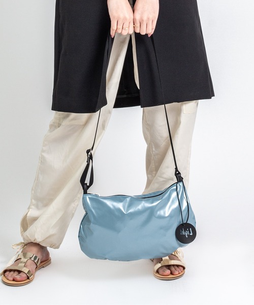 Jack Gomme(ジャックゴム)の「【JACK GOMME】ショルダーバッグ メッセンジャー FILO Sac besace(ショルダーバッグ・レディース・ブラック/シルバー/モカ/アイボリー/ライトブルー/オリーブ/インディゴブルー/ワインレッド/ゴールド/ブルー系その他・FREE)」の7枚目の写真