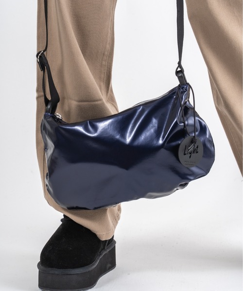 Jack Gomme（ジャックゴム）の「【JACK GOMME】ショルダーバッグ　メッセンジャー　FILO Sac besace（ショルダーバッグ・レディース・ブラック/シルバー/モカ/アイボリー/ライトブルー/オリーブ/インディゴブルー/ワインレッド/ゴールド・FREE）」の6枚目の写真