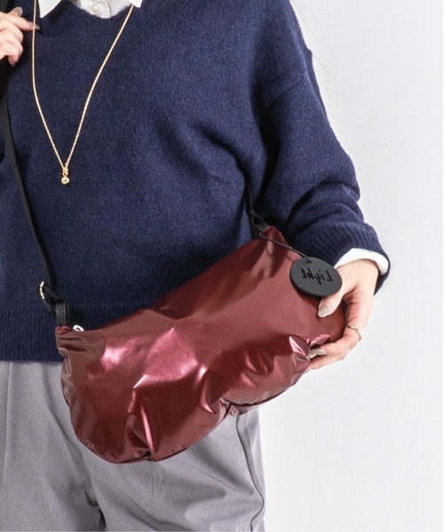 Jack Gomme（ジャックゴム）の「【JACK GOMME】ショルダーバッグ　メッセンジャー　FILO Sac besace（ショルダーバッグ・レディース・ブラック/シルバー/モカ/アイボリー/ライトブルー/オリーブ/インディゴブルー/ワインレッド/ゴールド・FREE）」の7枚目の写真