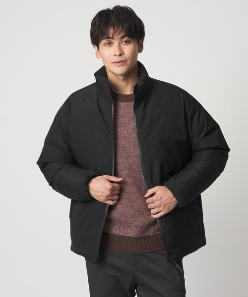 【定価6.6万】H BEAUTY&YOUTH 中綿ジップブルゾン 黒 L セール】中綿 ジップブルゾン-撥水-＜A DAY IN THE LIFE＞（ブルゾン