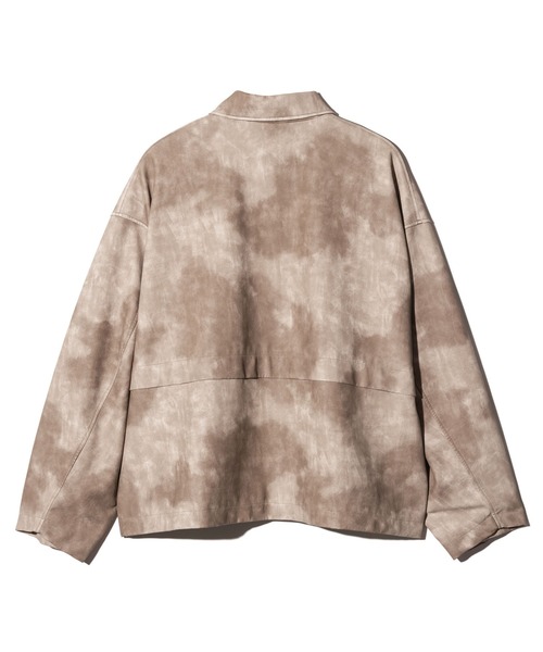 glamb（グラム）の「Oversize Synth Leather Blouson / オーバーサイズシンセレザーブルゾン（ブルゾン・メンズ・ベージュ/ブラック・S/M/L）」の7枚目の写真