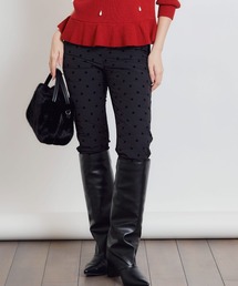 PICCIN PERLA（ピッチンペルラ）の「フロッキードットダウンパンツ（その他パンツ）」