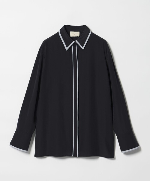 UNITED ARROWS（ユナイテッドアローズ）の「バイカラー レギュラーシャツブラウス（シャツ/ブラウス・レディース・オフホワイト/ネイビー/ベージュ・FREE）」の15枚目の写真