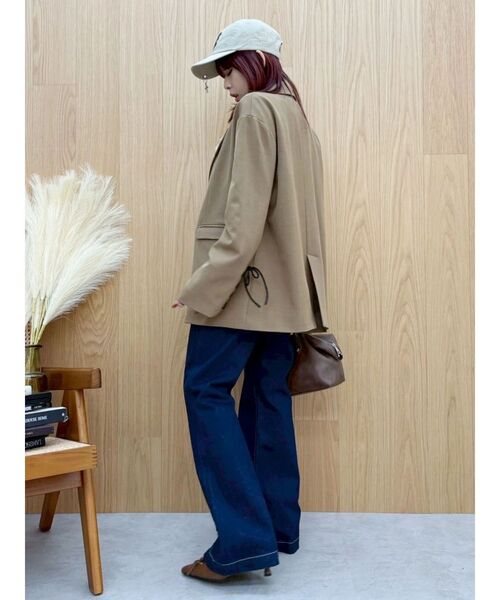 EVRIS（エヴリス）の「レースアップテーラードジャケット【セットアップ着用可能】（テーラードジャケット・レディース・ブラック/ブラウン/その他1・FREE）」の21枚目の写真