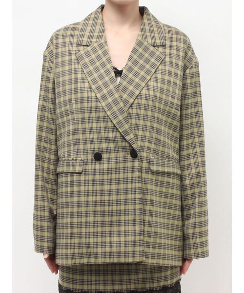 EVRIS(エヴリス)の「レースアップテーラードジャケット【セットアップ着用可能】春服(テーラードジャケット・レディース・ブラック/ブラウン/その他1・FREE)」の20枚目の写真