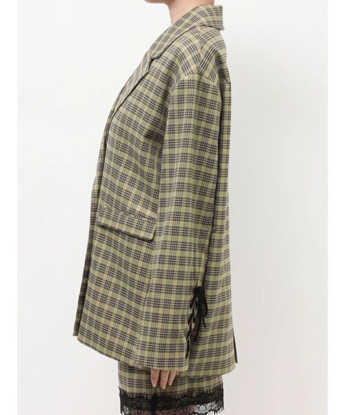 EVRIS(エヴリス)の「レースアップテーラードジャケット【セットアップ着用可能】春服(テーラードジャケット・レディース・ブラック/ブラウン/その他1・FREE)」の19枚目の写真