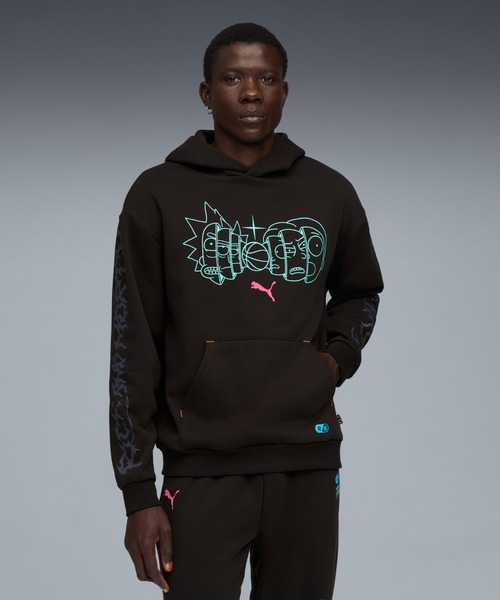 PUMA — Men's Bassketball Hoops x Rick And Morty — футболка