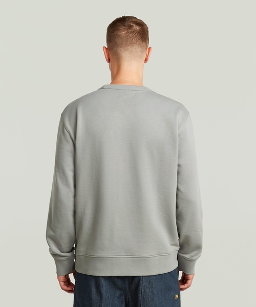 G-STAR(ジースター)の「1989 Graphic Sweater/グラフィックロゴスウェット/トレーナー(スウェット・メンズ・グレー/ダークブラック・LARGE/X-LARGE/MEDIUM/SMALL/X-SMALL)」の9枚目の写真