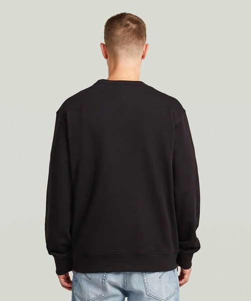 G-STAR(ジースター)の「1989 Graphic Sweater/グラフィックロゴスウェット/トレーナー(スウェット・メンズ・グレー/ダークブラック・LARGE/X-LARGE/MEDIUM/SMALL/X-SMALL)」の3枚目の写真
