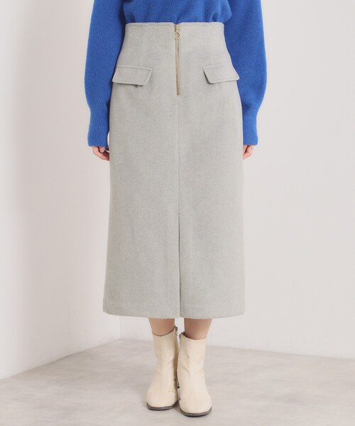 ITS'DEMO（イッツデモ）の「【ウエストゴム】シャギーモッサタイトスカート（スカート・レディース・グレー/ブラック/ベージュ・00）」の16枚目の写真