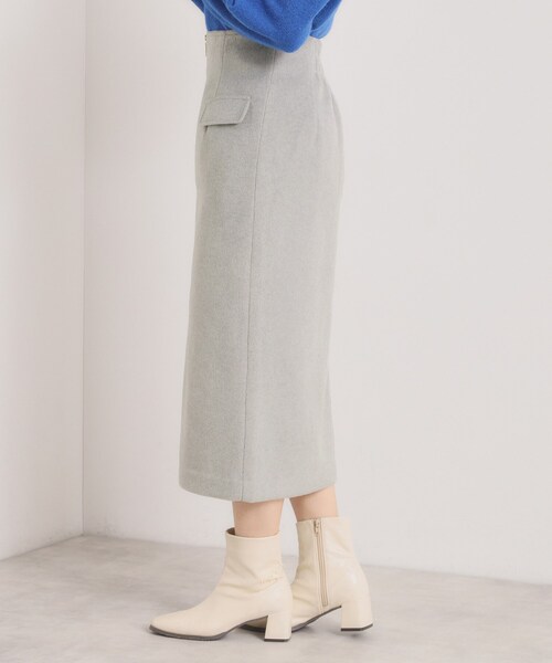 ITS'DEMO（イッツデモ）の「【ウエストゴム】シャギーモッサタイトスカート（スカート・レディース・グレー/ブラック/ベージュ・00）」の17枚目の写真