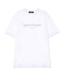 アポカリプス スーピマコットン ラウンドネック 半袖Tシャツ_ホワイト