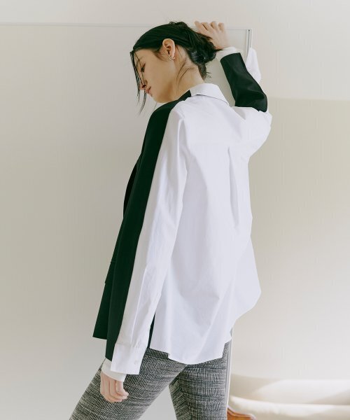 ETMON(エトモン)の「Half Shirt Jacket Black(テーラードジャケット・レディース・その他・FREE)」の3枚目の写真