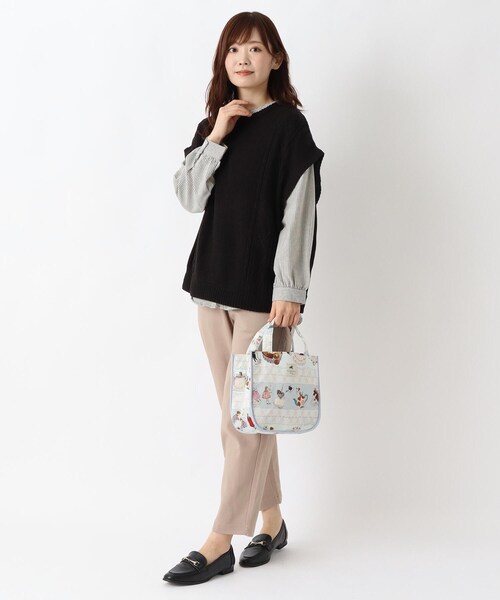 one'sterrace(ワンズテラス)の「【限定カラー】くらはしれい ラウンドトートバッグ(トートバッグ・レディース・サックスブルー系8/その他/アイボリー系8/ピンク系9・99)」の20枚目の写真