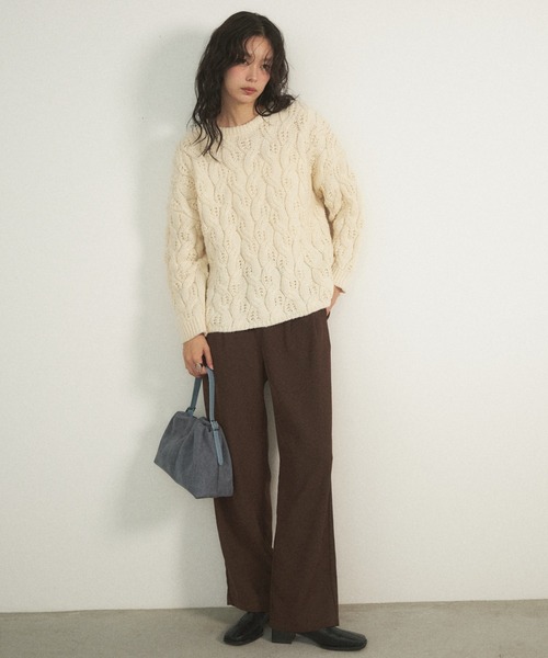 Shelly island（シェリーアイランド）の「スウェードギャザーバッグ（ショルダーバッグ・レディース・ブルー/ブラック/ブラウン・FREE）」の13枚目の写真