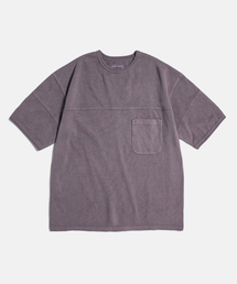 Over Dyed Pocket Tee Washed Purple