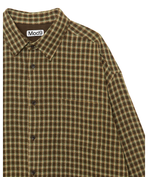 MODNINE(モディナイン)の「Brown Lily - Shirt(シャツ/ブラウス・レディース・その他・SMALL/MEDIUM/LARGE)」の2枚目の写真