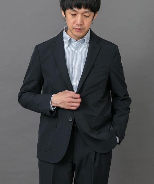 URBAN RESEARCH DOORS(アーバンリサーチドアーズ)の「LIFE STYLE TAILOR 4WAYストレッチメランジジャケット(その他アウター・メンズ・ブラウン/ライトカーキ/ネイビー・LARGE/SMALL/MEDIUM/X-LARGE)」の4枚目の写真