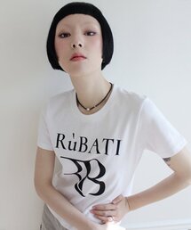R.B Logo Tshirt (WHITE-BLACK)