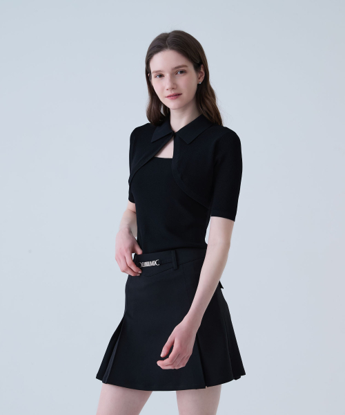 LORDLOAR(ロードロアル)の「ボレロカラー ニット ブラック(ニット/セーター・レディース・その他・SMALL/MEDIUM/LARGE)」の2枚目の写真